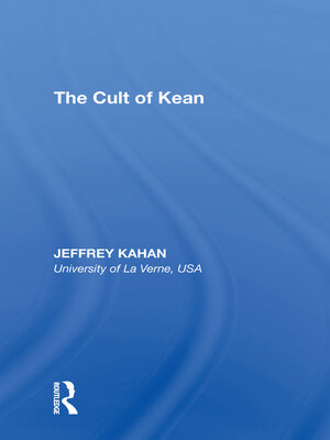cover image of The Cult of Kean